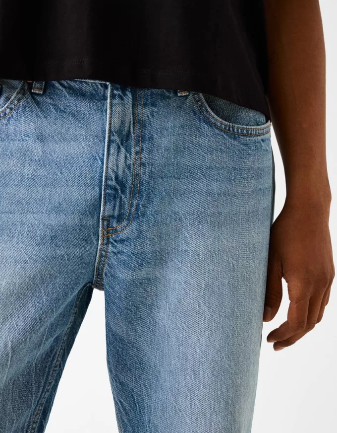 Jeans med rak passform Jeans med rak passform