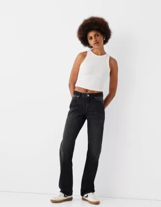 Jeans med rak passform