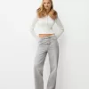 Jeans med rak passform vid ben Jeans med rak passform vid ben