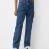 Jeans med rak passform vid ben Jeans med rak passform vid ben