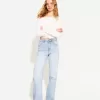 Jeans med rak passform vid ben Jeans med rak passform vid ben