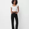 Jeans med rak passform vid ben Jeans med rak passform vid ben