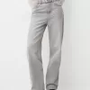 Jeans med rak passform vid ben Jeans med rak passform vid ben