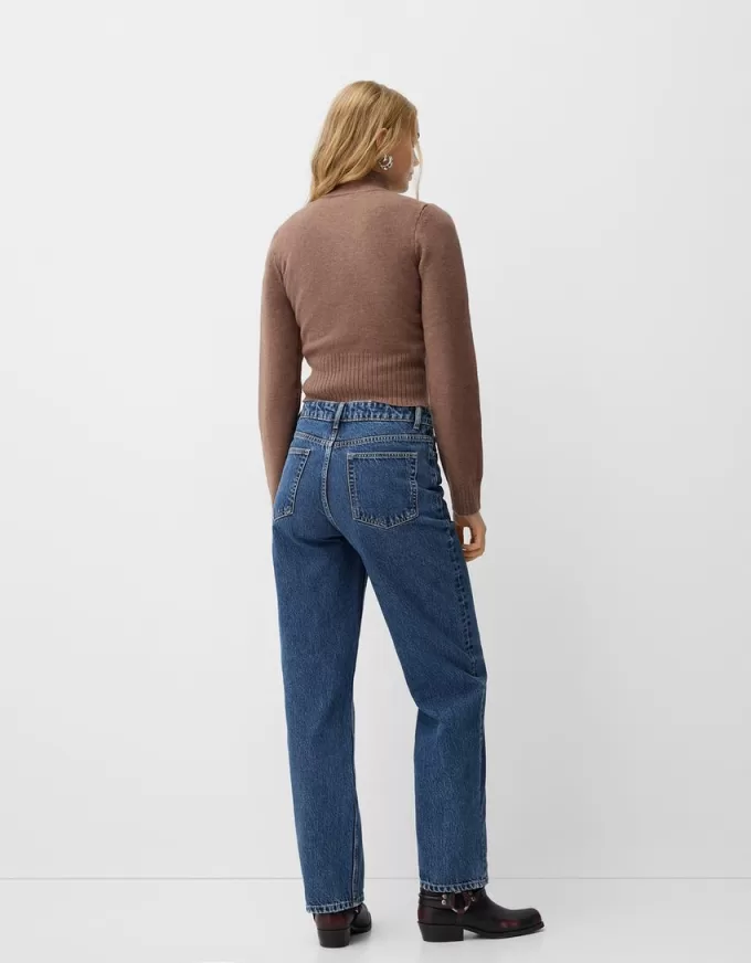Jeans med rak passform vid ben Jeans med rak passform vid ben
