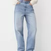 Jeans med rak passform vid ben Jeans med rak passform vid ben