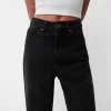 Jeans med rak passform vid ben Jeans med rak passform vid ben