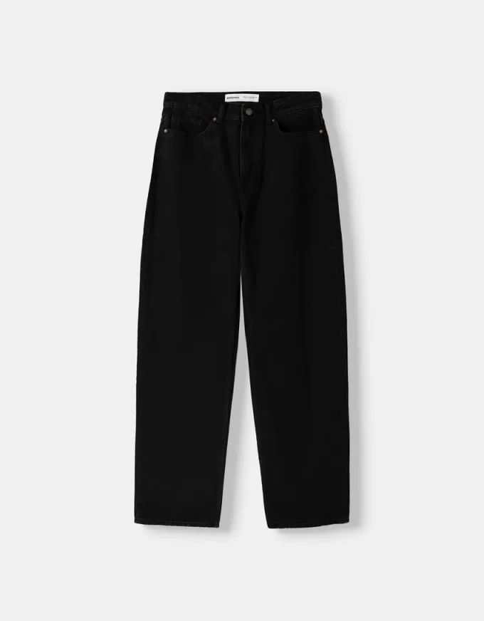 Jeans med rak passform vid ben Jeans med rak passform vid ben