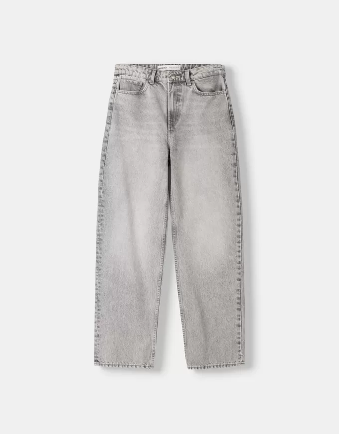 Jeans med rak passform vid ben Jeans med rak passform vid ben