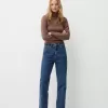 Jeans med rak passform vid ben Jeans med rak passform vid ben
