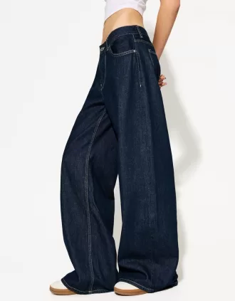 Jeans med vida ben