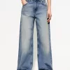 Jeans med vida ben Jeans med vida ben