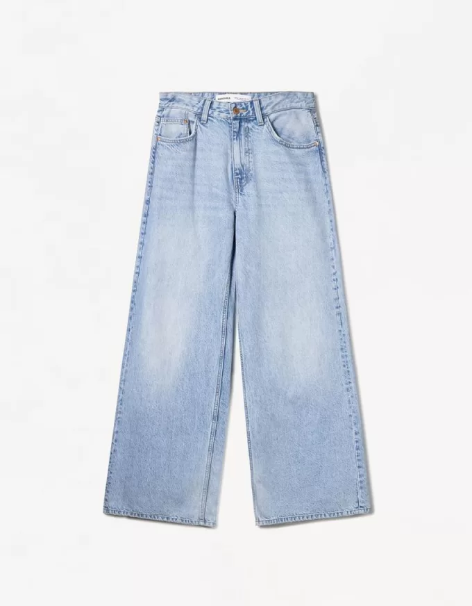 Jeans med vida ben Jeans med vida ben