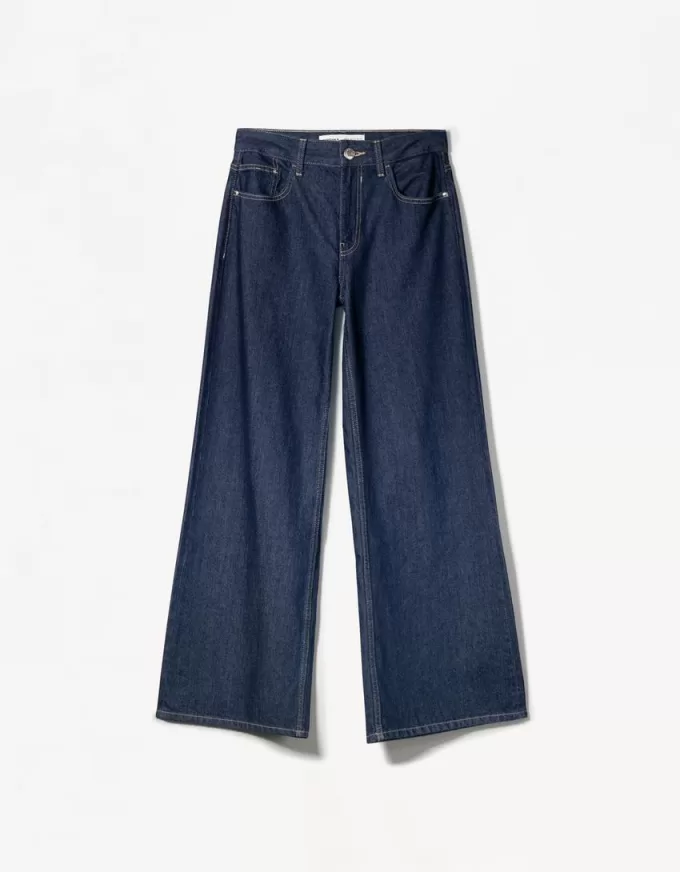 Jeans med vida ben