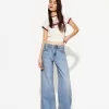 Jeans med vida ben Jeans med vida ben