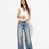 Jeans med vida ben Jeans med vida ben