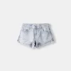 Jeansshorts med strass Jeansshorts med strass