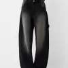 Justerbara carpenter-jeans med ballongpassform Justerbara carpenter-jeans med ballongpassform