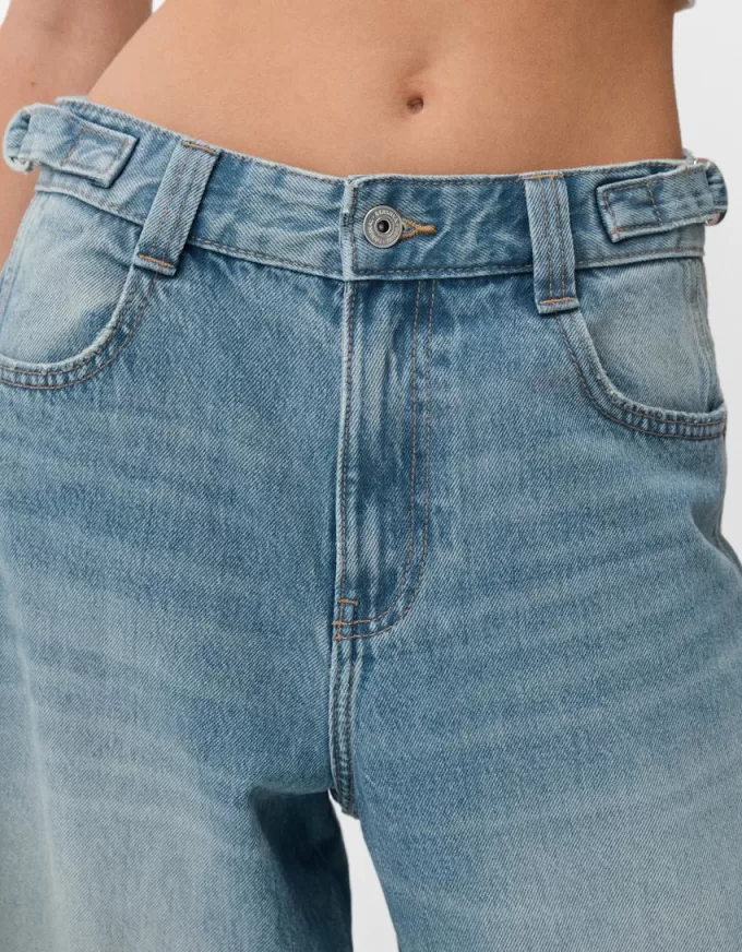 Justerbara carpenter-jeans med ballongpassform