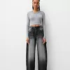 Justerbara carpenter-jeans med ballongpassform