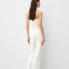 Kabelstickad bandeau topp