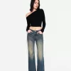 Komforta utsvängda jeans Komforta utsvängda jeans
