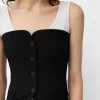 Kontrastväst i bandeau Kontrastväst i bandeau