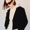 Kort mjuk trenchcoat Kort mjuk trenchcoat