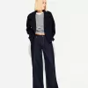 Kort mjuk trenchcoat
