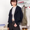 Kort mjuk trenchcoat Kort mjuk trenchcoat