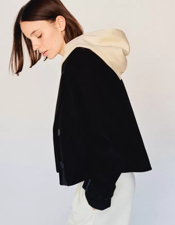 Kort mjuk trenchcoat Kort mjuk trenchcoat
