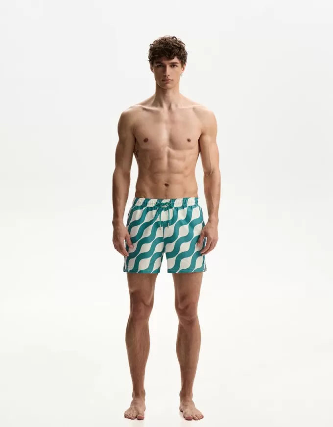 Korta shorts med tryck Korta shorts med tryck