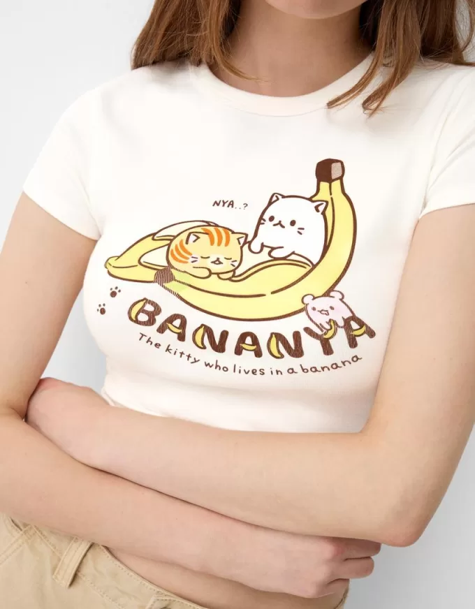 Kortärmad Bananya T-shirt Kortärmad Bananya T-shirt