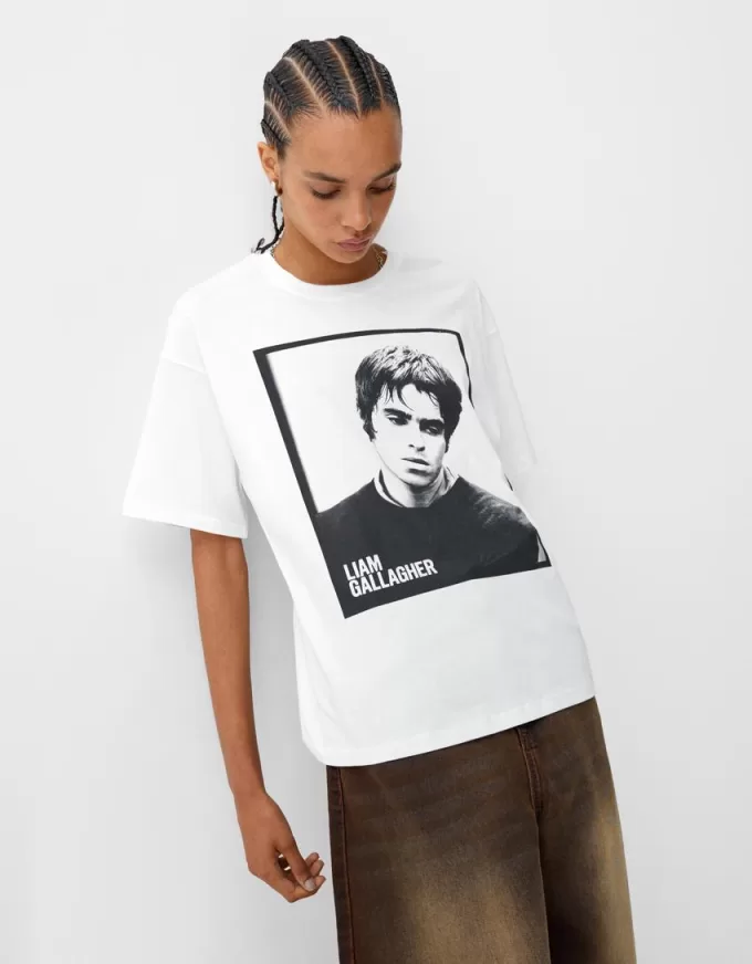 Kortärmad Liam Gallagher T-shirt Kortärmad Liam Gallagher T-shirt