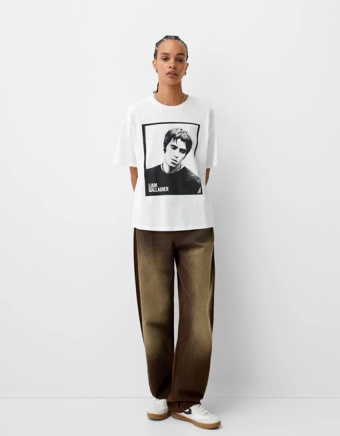Kortärmad Liam Gallagher T-shirt Kortärmad Liam Gallagher T-shirt