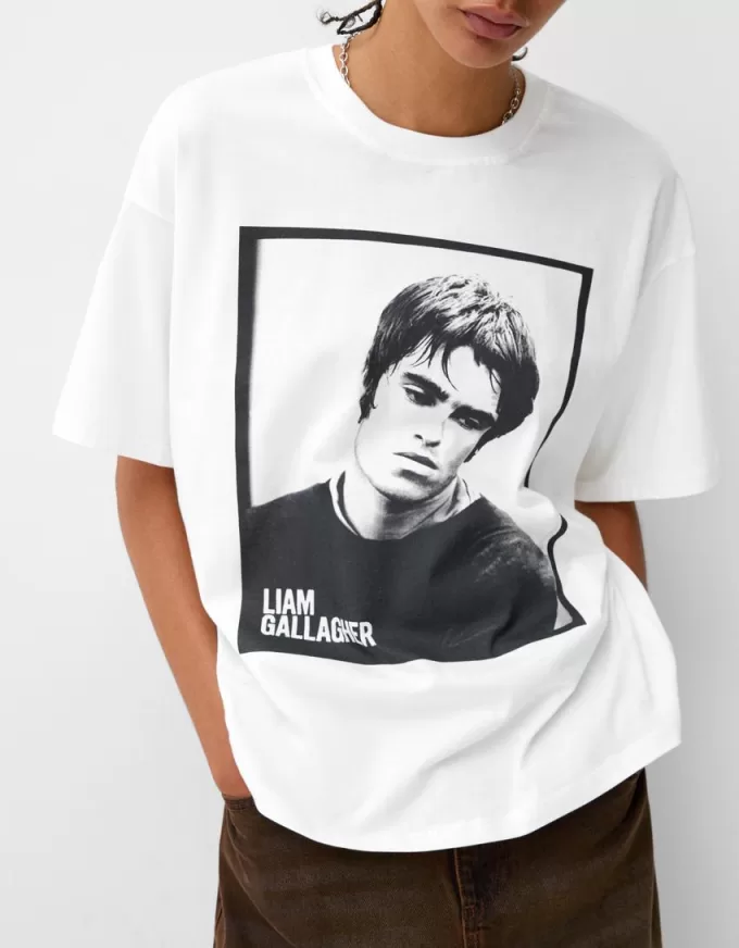 Kortärmad Liam Gallagher T-shirt Kortärmad Liam Gallagher T-shirt