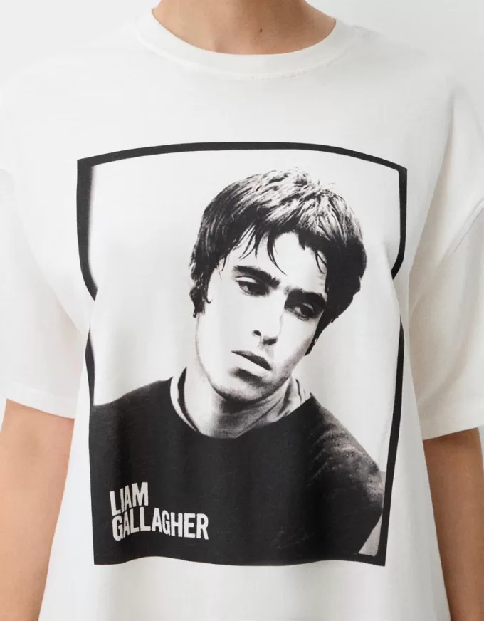 Kortärmad Liam Gallagher T-shirt Kortärmad Liam Gallagher T-shirt