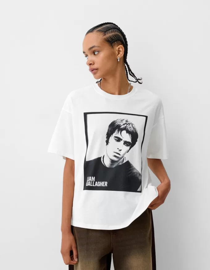 Kortärmad Liam Gallagher T-shirt Kortärmad Liam Gallagher T-shirt