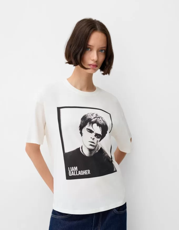 Kortärmad Liam Gallagher T-shirt Kortärmad Liam Gallagher T-shirt