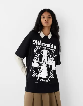 Kortärmad Måneskin T-shirt