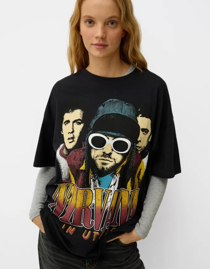 Kortärmad Nirvana T-shirt Kortärmad Nirvana T-shirt