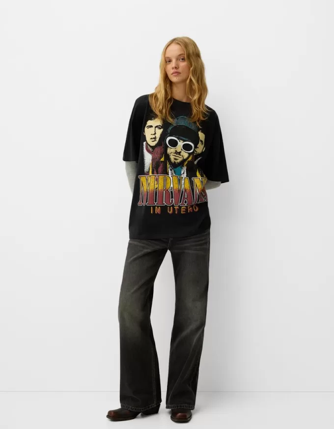 Kortärmad Nirvana T-shirt Kortärmad Nirvana T-shirt