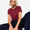 Kortärmad T-shirt i kraftig bomull Kortärmad T-shirt i kraftig bomull