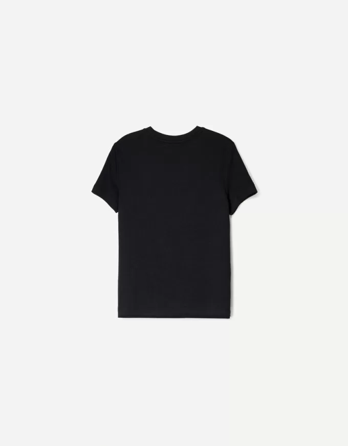 Kortärmad T-shirt i kraftig bomull Kortärmad T-shirt i kraftig bomull