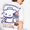Kortärmad T-shirt med Cinnamoroll-tryck Kortärmad T-shirt med Cinnamoroll-tryck