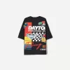 Kortärmad T-shirt med Nascar-tryck