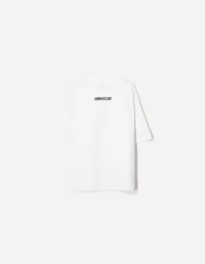 Kortärmad T-shirt med Nascar-tryck Kortärmad T-shirt med Nascar-tryck