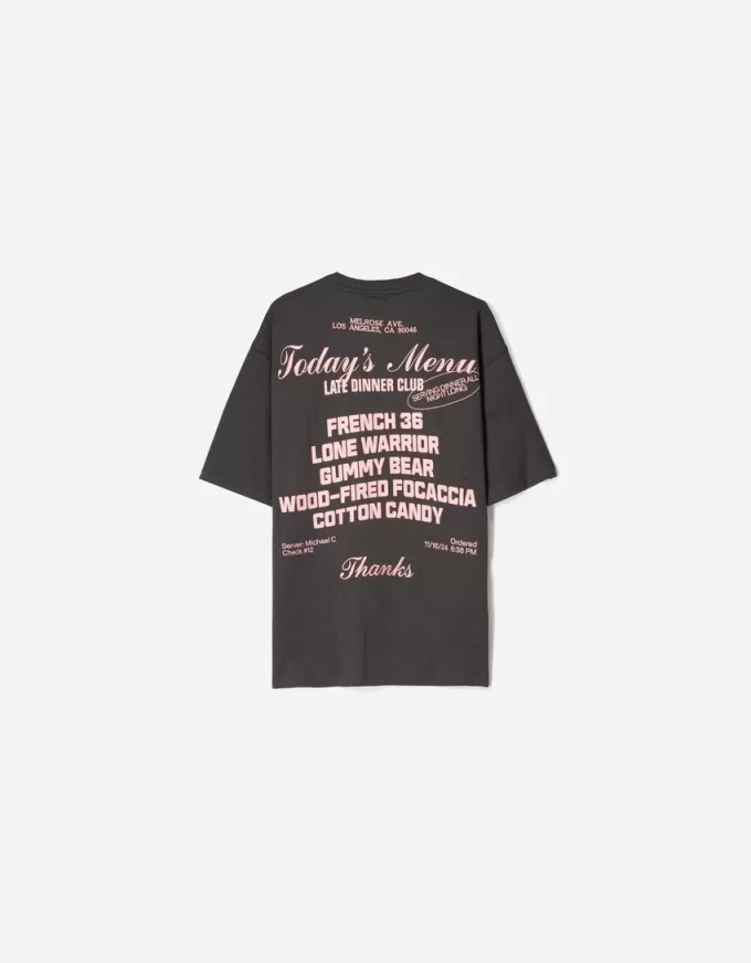 Kortärmad T-shirt med broderi Kortärmad T-shirt med broderi