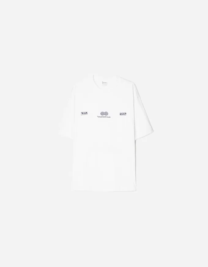 Kortärmad T-shirt med broderi Kortärmad T-shirt med broderi