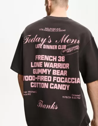 Kortärmad T-shirt med broderi