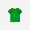 Kortärmad T-shirt med kontrasttryck